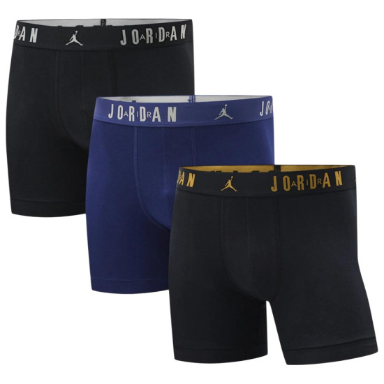Jordan Ανδρικό εσώρουχο Flight Cotton Core Boxer Briefs 3-Pack